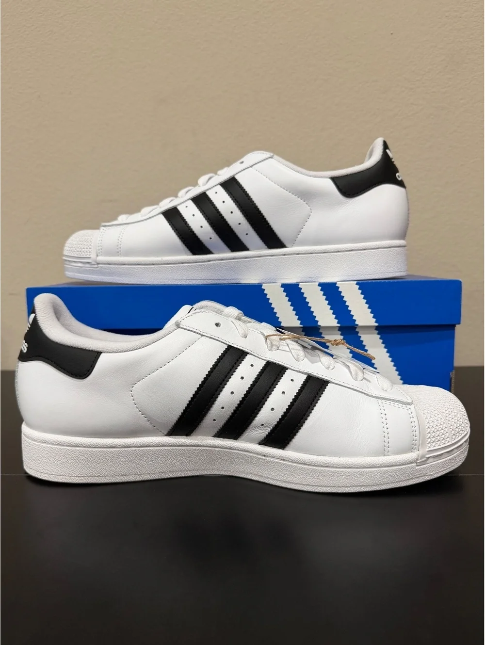Size 12 - Adidas Superstar 2 “White Black”